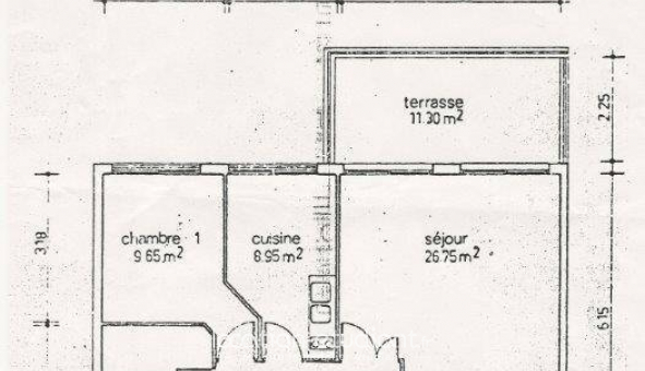 Logement �tudiant T3 &agrave; Montpellier (34080)