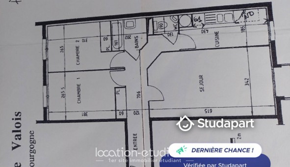 Logement tudiant T3 à Nancy (54100)