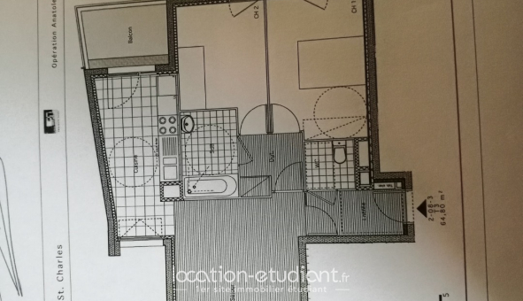 Logement tudiant T3 à Nanterre (92000)