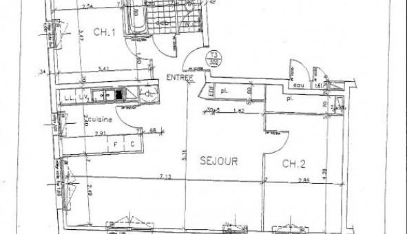 Logement tudiant T3 à Nantes (44200)