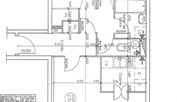 Logement �tudiant T3 &agrave; Nantes (44200)