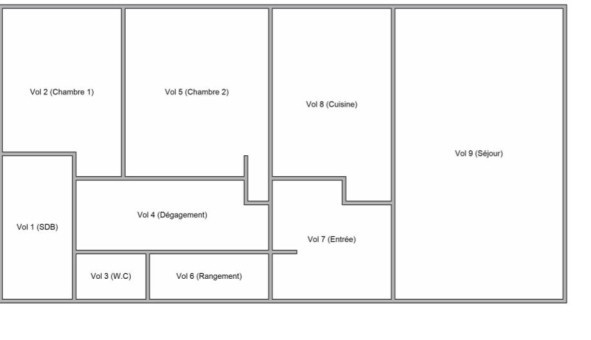 Logement �tudiant T3 &agrave; Nantes (44200)