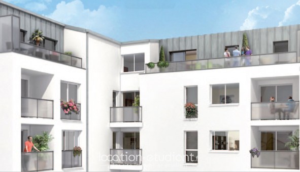 Logement �tudiant T3 &agrave; Nantes (44200)
