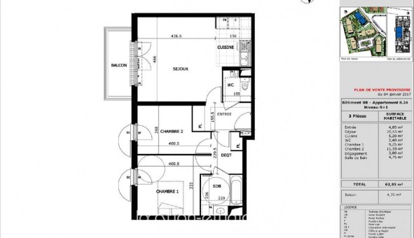 Logement tudiant T3 à Nanteuil ls Meaux (77100)