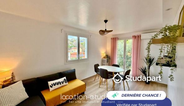 Logement �tudiant T3 &agrave; Nice (06100)