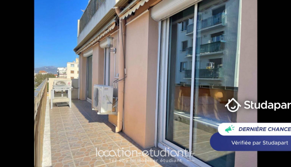 Logement �tudiant T3 &agrave; Nice (06100)