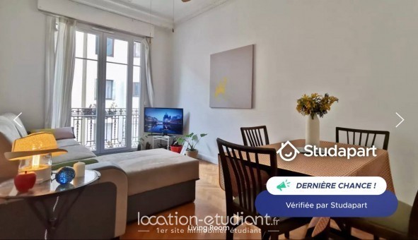 Logement �tudiant T3 &agrave; Nice (06100)