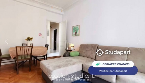 Logement �tudiant T3 &agrave; Nice (06100)