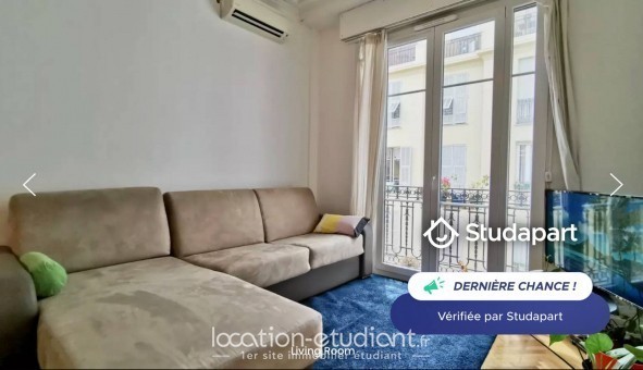 Logement �tudiant T3 &agrave; Nice (06100)