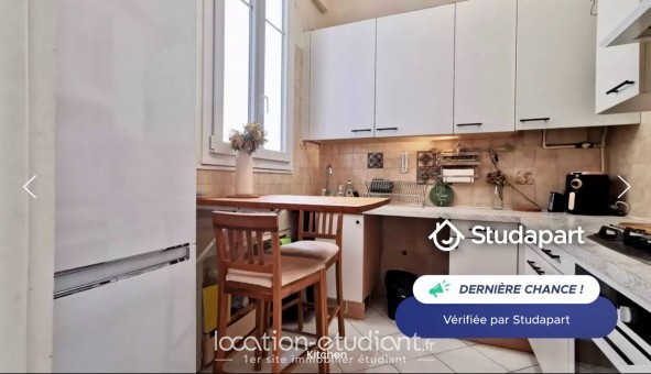 Logement �tudiant T3 &agrave; Nice (06100)