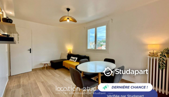 Logement �tudiant T3 &agrave; Nice (06100)