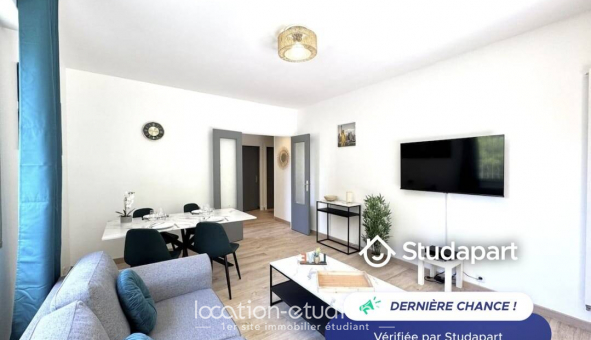 Logement �tudiant T3 &agrave; Nice (06100)