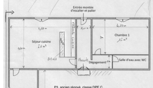 Logement �tudiant T3 &agrave; N�mes (30000)