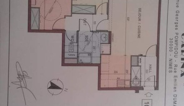 Logement �tudiant T3 &agrave; N�mes (30000)