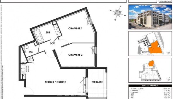 Logement �tudiant T3 &agrave; N�mes (30000)