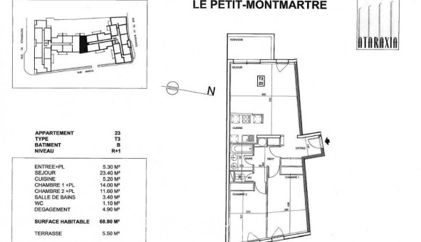 Logement tudiant T3 à Niort (79000)