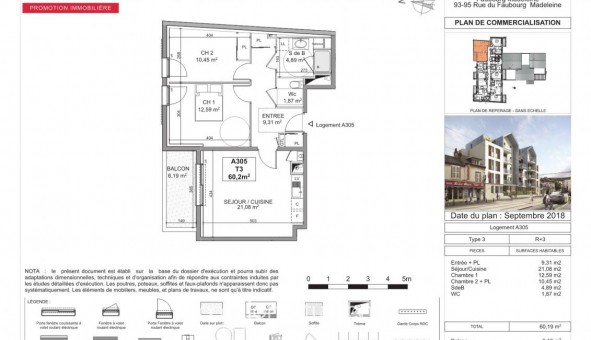 Logement tudiant T3 à Orlans (45100)