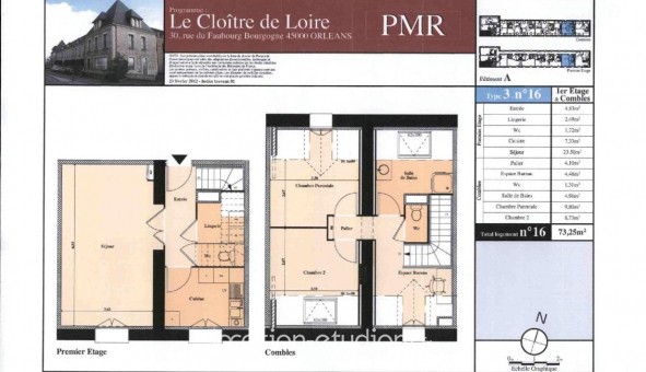 Logement �tudiant T3 &agrave; Orl�ans (45100)