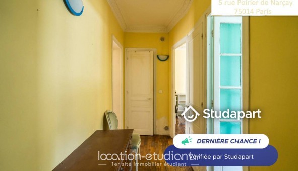 Logement �tudiant T3 &agrave; Paris 14�me arrondissement (75014)