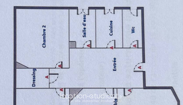 Logement étudiant T3 &agrave; Paris 15ème arrondissement (75015)