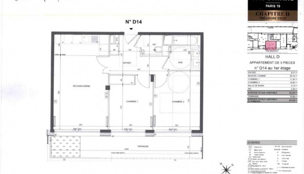 Logement tudiant T3 à Paris 15me arrondissement (75015)