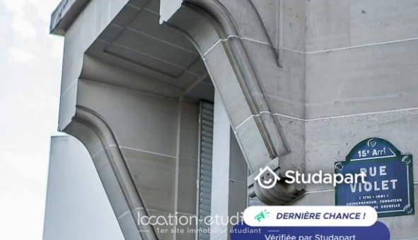 Logement �tudiant T3 &agrave; Paris 15�me arrondissement (75015)
