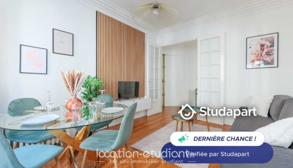 Logement étudiant T3 &agrave; Paris 15ème arrondissement (75015)
