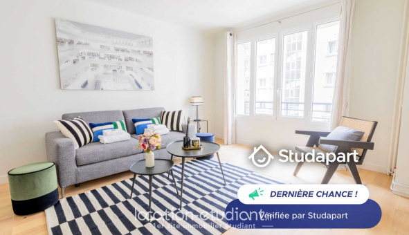 Logement tudiant T3 à Paris 16me arrondissement (75016)