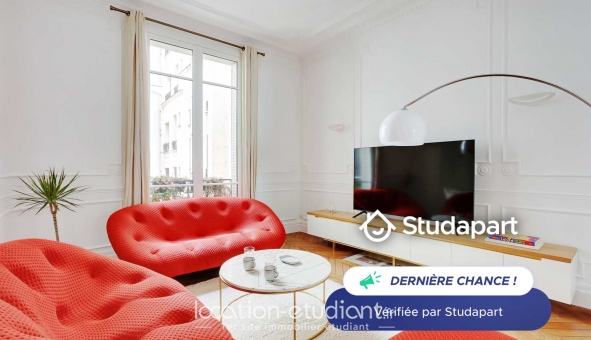 Logement étudiant T3 &agrave; Paris 16ème arrondissement (75016)