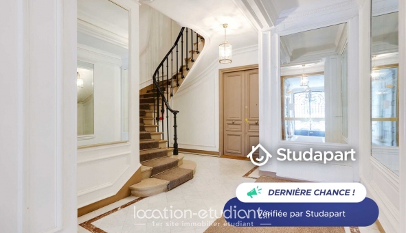 Logement étudiant T3 &agrave; Paris 16ème arrondissement (75016)