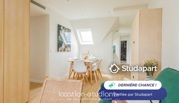 Logement tudiant T3 à Paris 17me arrondissement (75017)