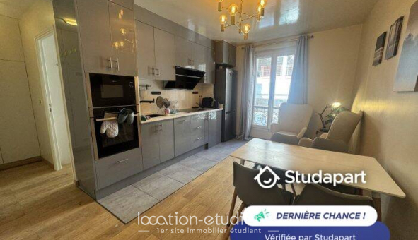Logement �tudiant T3 &agrave; Paris 17�me arrondissement (75017)