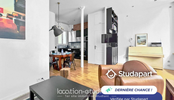 Logement tudiant T3 à Paris 18me arrondissement (75018)
