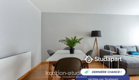 Logement étudiant T3 &agrave; Paris 19ème arrondissement (75019)