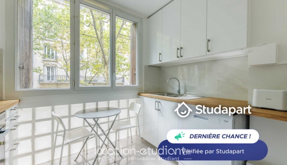 Logement étudiant T3 &agrave; Paris 19ème arrondissement (75019)
