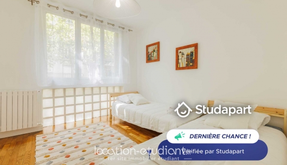 Logement étudiant T3 &agrave; Paris 19ème arrondissement (75019)