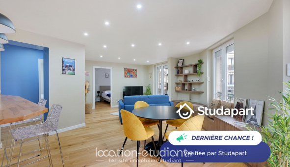 Logement tudiant T3 à Paris 20me arrondissement (75020)