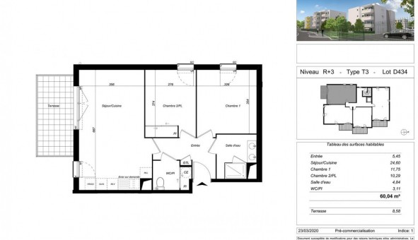 Logement tudiant T3 à Perpignan (66100)