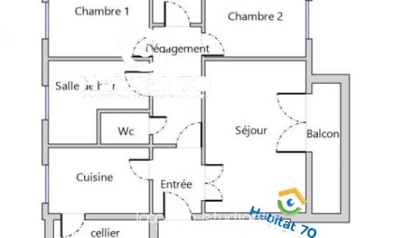 Logement �tudiant T3 &agrave; Plancher les Mines (70290)