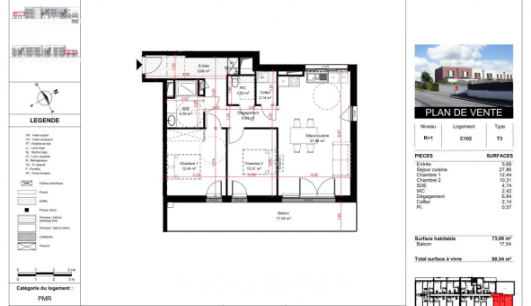 Logement tudiant T3 à Poitiers (86000)