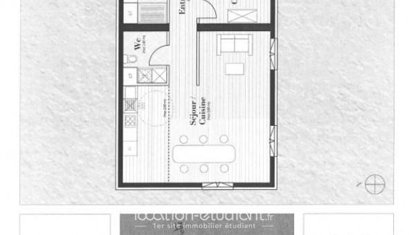 Logement �tudiant T3 &agrave; Poitiers (86000)