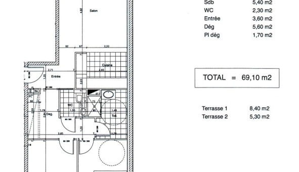 Logement tudiant T3 à Pontault Combault (77340)