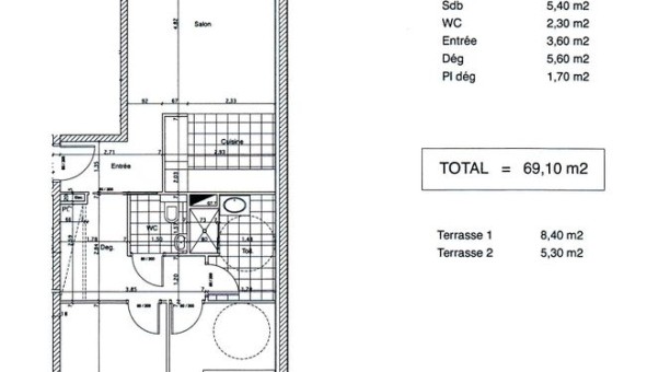 Logement �tudiant T3 &agrave; Pontault Combault (77340)