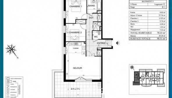 Logement tudiant T3 à Puget sur Argens (83480)
