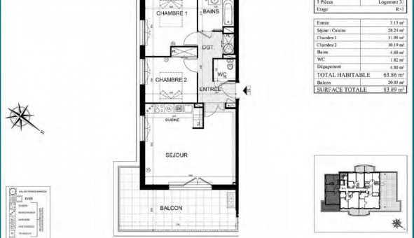 Logement tudiant T3 à Puget sur Argens (83480)