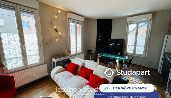 Logement tudiant T3 à Reims (51100)