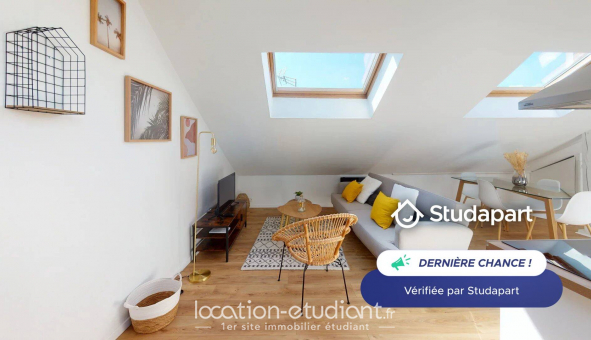 Logement étudiant Location T3 Meublé Reims (51100)