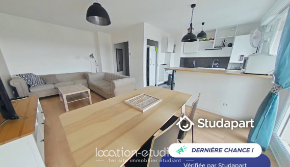 Logement tudiant T3 à Reims (51100)