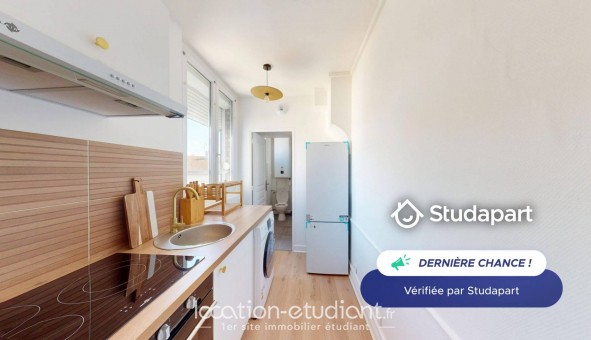 Logement �tudiant T3 &agrave; Reims (51100)