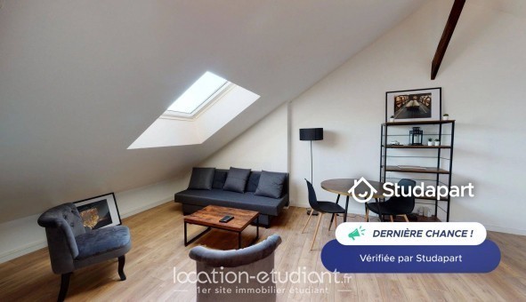 Logement �tudiant T3 &agrave; Reims (51100)